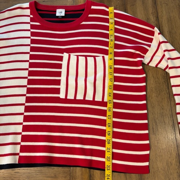 CAbi Striped Oversized Boxy Sweater, Medium,
Preppy Gameday Everyday School Work - Picture 10 of 14